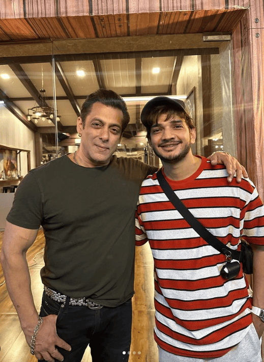 Munawwar Faruqui with salman khan