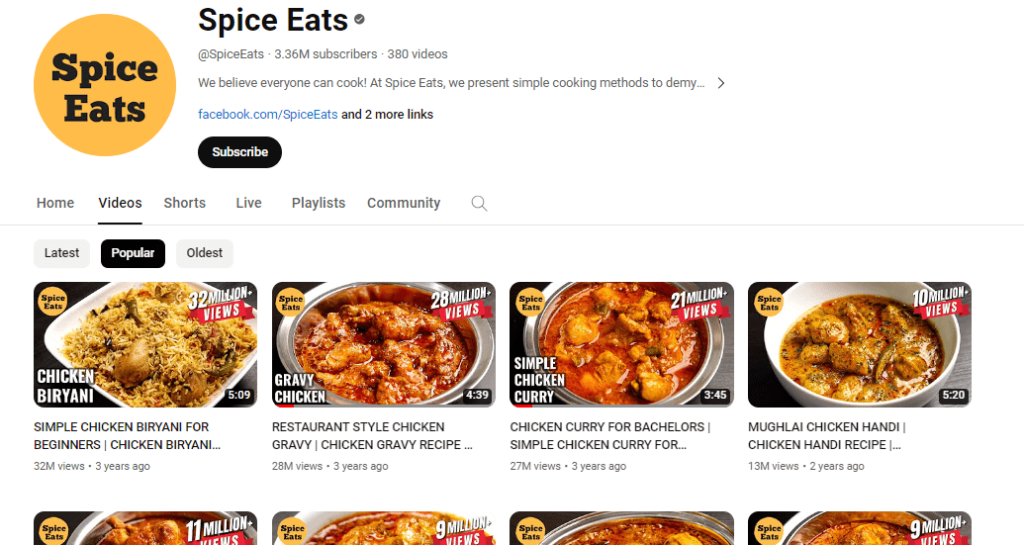 10 Best YouTube Channels For Chicken Curry spice eats youtube channel